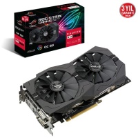 ASUS 8gb RX570 Rog Strix RX570-O8G-GAMING DDR5 256bit HDMI 2x DVI DisplayPort 16X (PCIe 3.0) 150w 450w 7.0ghz 6854 (Pass - 1